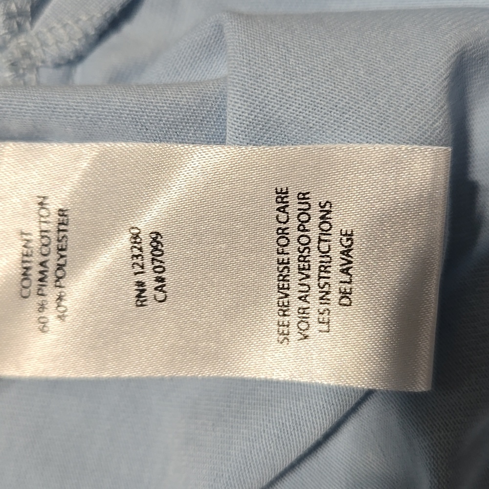 Travis Mathew Light Blue Polo Shirt Men's Size Large - Picture 6 of 8